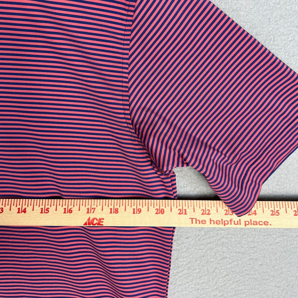 Peter Millar Summer Comfort Polo Golf Shirt Youth XL (13-14) Striped Stretch - Picture 7 of 7